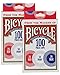 Bicycle Poker Chips - 100 Count with 3 Colors