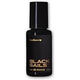 Beardbrand Men's Cologne - Alcohol-Free Roll-On EDP - Long Lasting 4-8 Hours - Phthalate-Free - Cologne Gift for Men - Black Sails - 0.68 fl oz