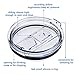 eBoot 30 Ounces Tumbler Lid Splash Proof Lid for Yeti Rambler and RTIC Tumblers Mugs, 2 Pack (Clear)
