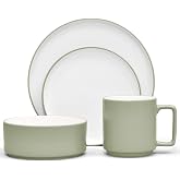 Noritake ColorTex Stone Ivory 4-Piece Place Setting, Service for 1