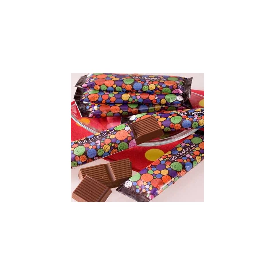 Helen Grace Chocolates, DOTS, Premium Milk Chocolate Occasion Bars, 10