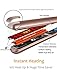 HTG Professional Hair Straightener 1 inch Flat Iron Ceramic Tourmaline Plates MCH Heating Tech With Infrared & Ionic Dual Voltagethumb 2