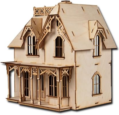 casa de muñecas corte laser