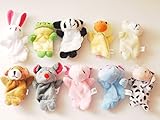 In the star Room 12 bearing finger puppet set finger puppet animal child nursery garden kindergarten home (10 animals)