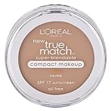 L'oreal Paris True Match Super-blendable Compact Makeup, SPF 17, True Beige, 0.30 Ounce, 2 Ea