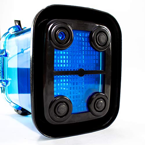 PennPlax Cascade 1000 Aquarium Canister Filter Provides Physical, Biological, and Chemical