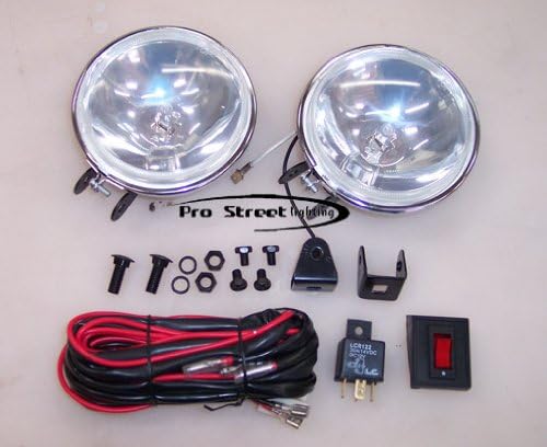 ProStreetLighting 4 1/2" Round Clear Fog Lights 4.5"