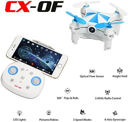Cheerson CX-OF Nano Dancing Drone Blue,Mini Pocket Drone RC Micro Quadcopter.