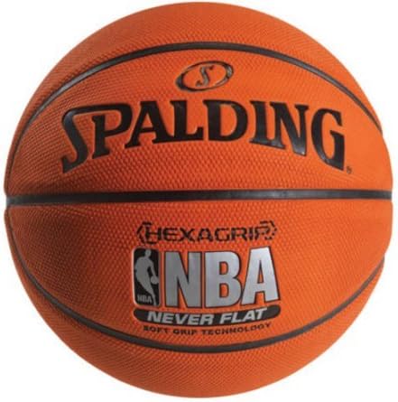 Spalding NBA Neverflat Hexagrip Soft Grip, 28.5" | Spalding NBA Soft Grip Cover