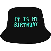 AKEOPIST It's My Birthday Bucket Hat, Happy Birthday Hat, Birthday Hat Caps for Men Women