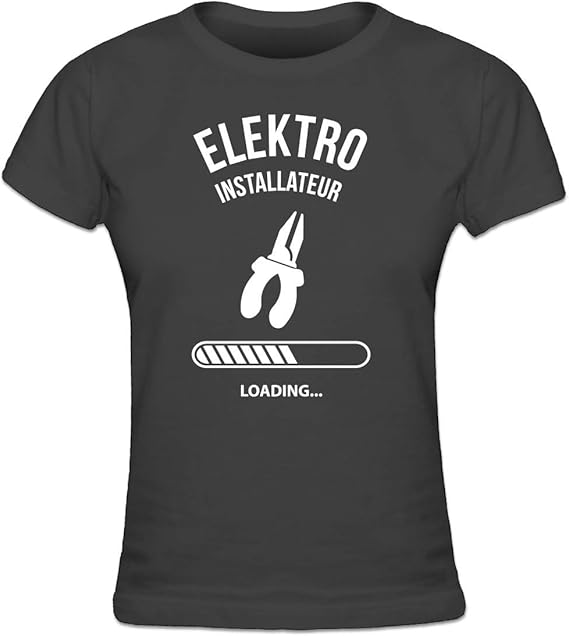 Shirtcity Elektro Installateur Loading Frauen TShirt by Amazon.de