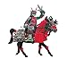 Teenage Mutant Ninja Turtles Samurai Raphael Figure with Horse Vehicle