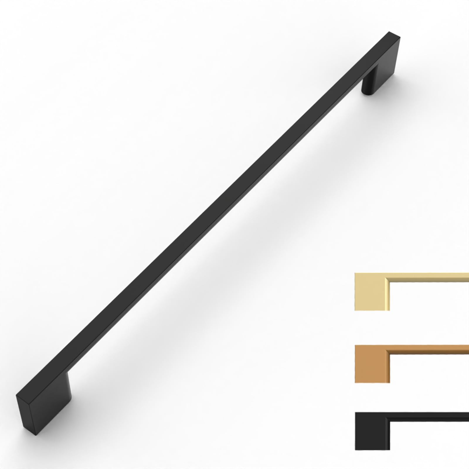 Photo 1 of 9BUILD 10 Pack Matte Black Cabinet Pulls 10 Inch Cabinet Handles Kitchen Cabinet Hardware Kitchen Handles for Cabinets Black Dresser Pulls Drawer Handle