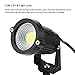 Tomshine 5W 12V COB LED Path Lights Outdoor Spotlight Landscape Lighting 500LM Super Bright for Garden Wall Yard Path