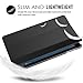 MoKo Case for All-New Amazon Fire 7 Tablet (7th Generation, 2017 Release Only) - Ultra Lightweight Slim Shell Stand Cover with Frosted Back for Fire 7, Black (with Auto Wake/Sleep)
