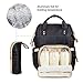 LNGLAT Diaper Bag Multi-Function Waterproof Baby Backpack Durable Stylish Unisex Travel with Insulated Bottle Pocket - Black