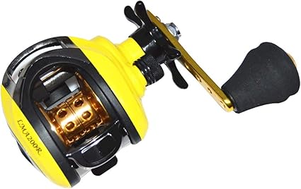 Yellow baitcaster reel Clearance