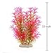 KIBUN 16 Piece Set Aquarium Decor Fish Tank Decoration Ornament Artificial Purple/Navy/Green/Red Plastic Plant (16 Piece Type I)thumb 2