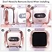EZCO Screen Protector Case Compatible with Fitbit Versa (2-Pack), Soft TPU Plated Bumper Case All-Around Protective Screen Cover Shell Compatible Versa Smart Watch