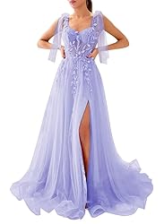 Dymaisei Sweetheart Lace Prom Dresses Spaghetti