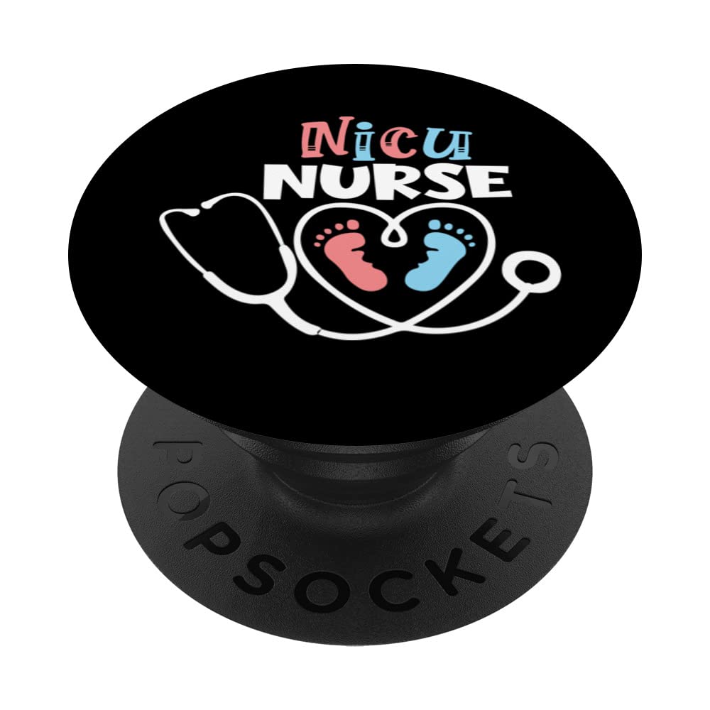 Cute NICU Nurse Womens RN ICU Nursing Student Neonatal Nurse PopSockets Swappable PopGrip