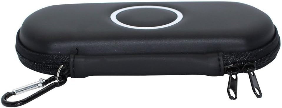 XFUNY® Dustproof Quakeproof Hard Cover Protective Shell Carrying Case Travel Pouch Bag for Sony PSP 3000 Game Console & Card (Black) (Black): Electronics