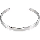 Vesitim Women Cuff Bracelet Adjustable Stainless Steel Jewelry Gold/Silver/Black Color Couple Bangle Bracelets