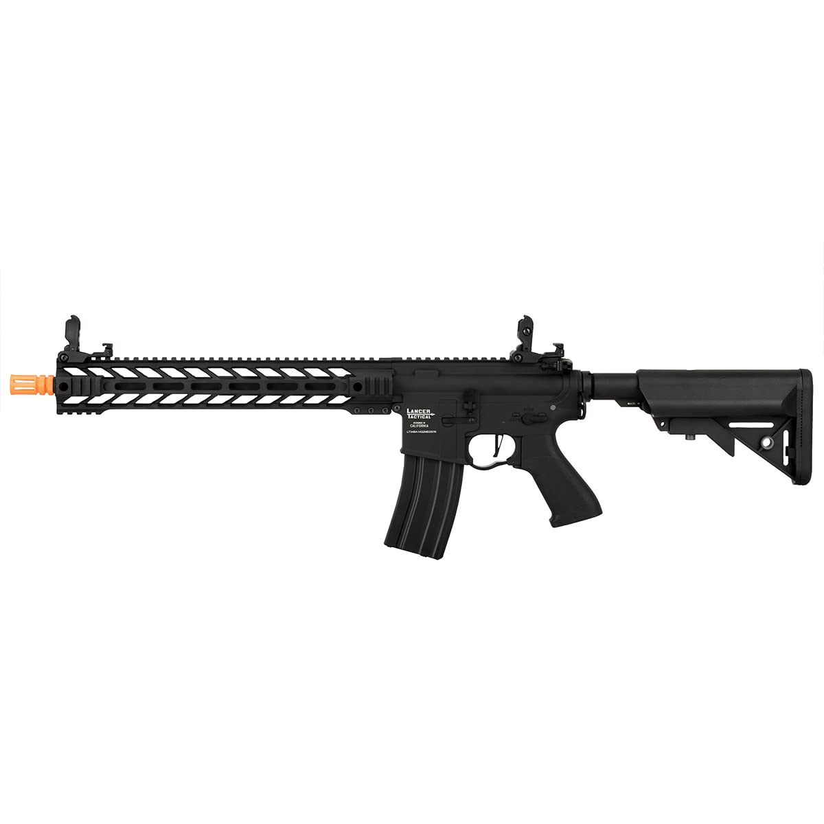 Lancer Tactical Gen 2 Enforcer Proline Full Metal Battle Hawk Rifle AEG Airsoft de 14 pulgadas (negro)