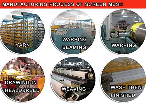 image for MS WGO 3 Yards 1.27 Meters Silk Screen Printing Fabric Mesh Screen Pri