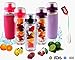 Willceal Fruit Infuser Water Bottle 32oz Durable, Large - BPA Free Tritan, Flip Lid, Leak Proof Design - Sports, Camping