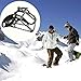 Pawaca 1 Pair Universal Size Walk Traction Cleats for Walking on Snow and Ice, Anti-Slip Ice Grips Traction Cleats Grippers Spikes Crampons for Walking, Jogging, Hiking on Ice Slippy Ground