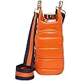 WanderFull Original HydroBag | Quilted Water Bottle Holder with Strap | Tote Bottle Carrier Crossbody Bag with Pockets