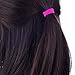 100 Pieces Hair Elastics Hair Ties Ponytail Holders Hair Bands (5 x 0.3 cm, Multicolor)