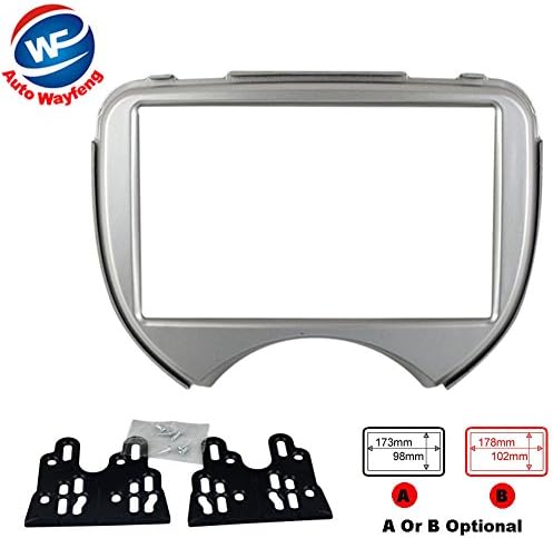 Auto Wayfeng WF Double Din Facia Radio CD DVD Stereo Panel Dash Install Trim Fascia Kit Face Surround Frame