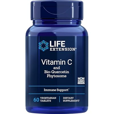 Life Extension Vitamin C with Bio-Quercetin Phytosome, 60 Tablets