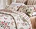 Greenland Home 100% Cotton Fashion Quilt Collection, Prewashed, Reversible Quilt Set, 2-Piece Twin/XL, Butterflies