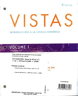 Vistas 5th Ed Looseleaf Textbook Vol 1 (1-6) + SSPlus(vTxt)(6M) + WebSAM