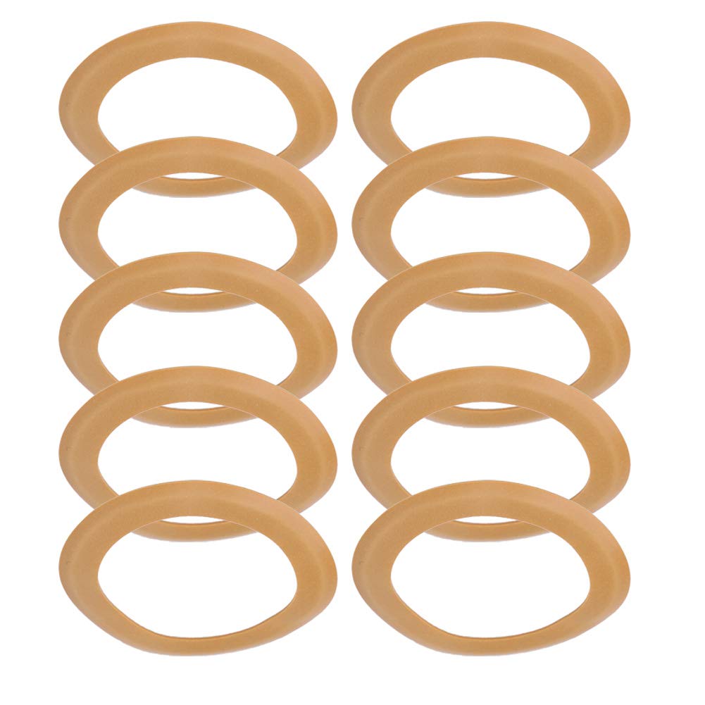 10PCs Rubber Piston Ring, Air Compressor Compression Piston Ring, Seals Rubber Kit, Insulated Pump Accessories for 550w OilFree Silent Air Compressor