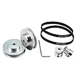 Zeberoxyz 2PCS Set GT2 Synchronous Wheel 20&60