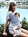 Baby Wrap Carrier by Baby Kangoo - Sling for Newborns & Toddlers - Soft, Breathable, Stretchy & Lightweight - Fits for Men & Plus Size - Breastfeeding Cover - Allows Infant Nap - Baby Shower Gift Box
