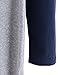 ROMWE Women's Fashion Long Sleeve Color Block Bodycon Dress