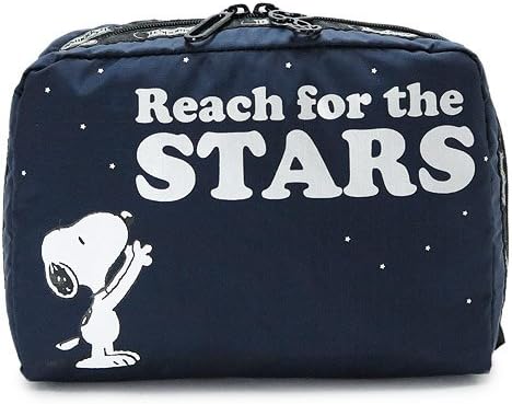 Amazon レスポートサック Lesportsac コスメポーチ 7121 G094 Reach For The Stars ポーチ Extra Large Rectangular Cosmetic ポリエステル スヌーピー リーチフォースターズ 並行輸入品 Lesportsac レスポートサック シューズ バッグ