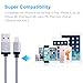 Everdigi iPhone Charger 3Pack 3FT 6FT 10FT, Nylon Braided 8 Pin Lightning to USB Cable, Compatible with iPhone 7/7 Plus/6s/6s Plus/6/6 Plus/5/5S/5C/SE/iPad and iPod(White)