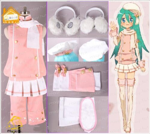 Amazon コスプレ衣装 Vocaloid Project Diva 2nd あなたの歌姫 初音ミク パウダー コスチューム 男性ｍサイズ コスプレ 仮装 通販