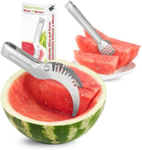 CSG Watermelon Slicer & Server - Quickly Slice then Serve Fresh Watermelon without all the Mess