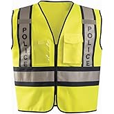 OccuNomix Premium Solid Public Safety Vest - High Visibility, Adjustable Fit