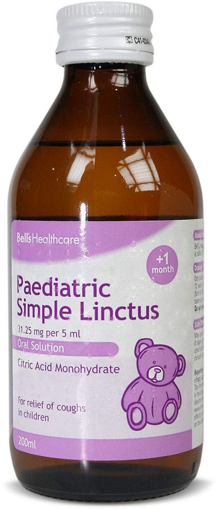 Bells Healthcare Paediatric Simple Linctus, 200 millilitre