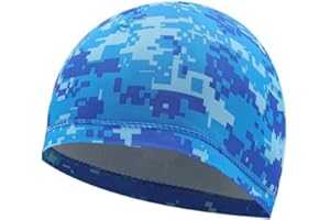 Camouflage Sports Hat Cap for Men Women Beanie Hats Summer Soft Breathable Helmet Sports Hat Headwear for Outdoor Cycling
