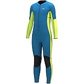 Hevto Kids Wetsuit for Boys Girls Toddler Youth 3/2mm Neoprene Full Wet Suits in Cold Water for Swimming Surfing Diving
