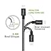 Qouya Lightning Cable 3Pack 10FT Black Nylon Braided cord for iPhone 7/7 Plus/6s/6s Plus/6/6Plus
